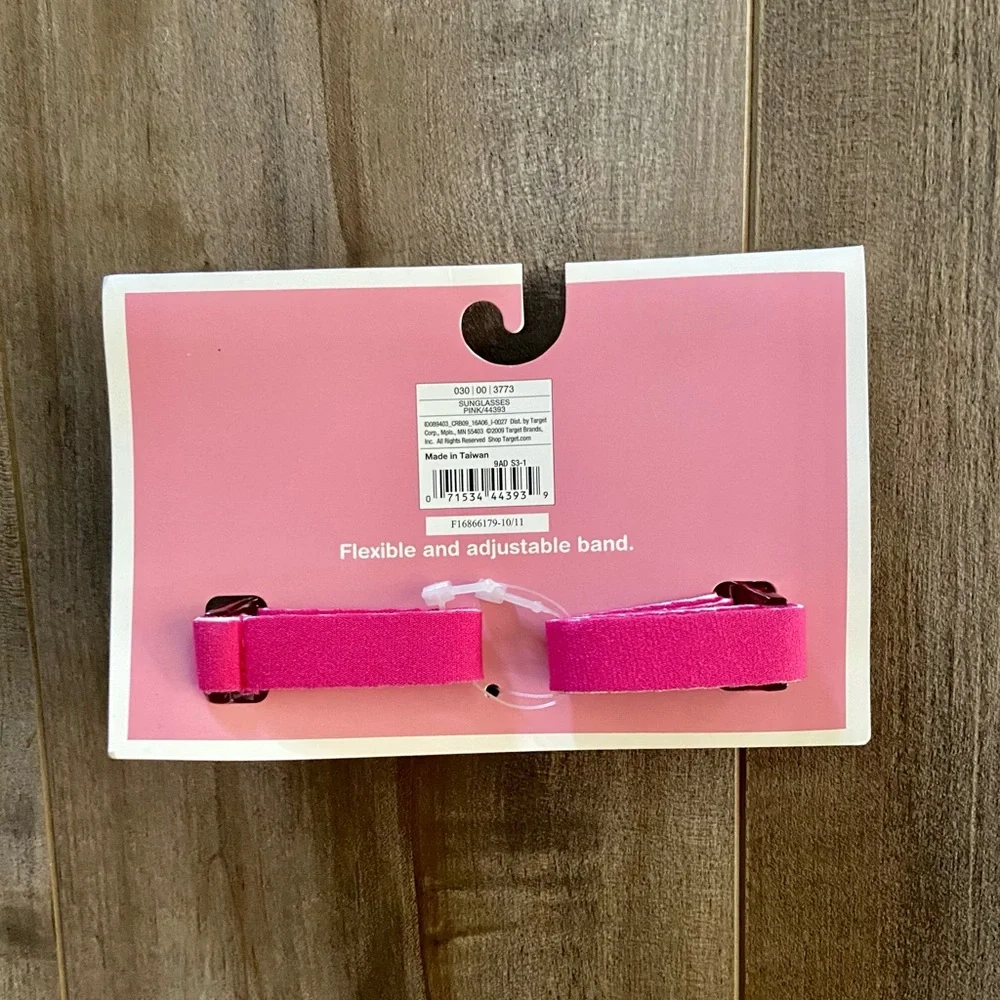Circo Baby Toddler Sunglasses in Pink w/Flexible Adjustable Band UV Protection